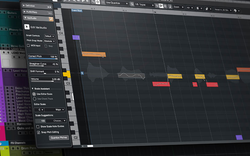 cubase 12 vari audio scale ass